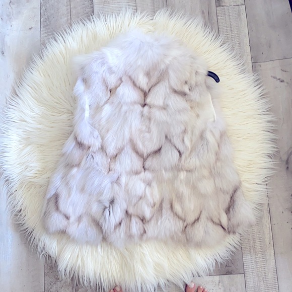 Real Fox Fur Vest by GalmourPuss NYC L - Picture 6 of 8